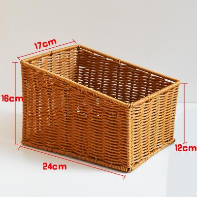 China Hot Sale Honey Wicker Basket Graduating Display Tray Bread Fruit Gift Hamper from Europe for sale