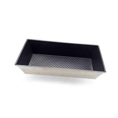 China Sustainable Factory Custom Fabricated Heavy Duty Aluminized Steel Corrugated Nonstick Bread Pan Toast Tin for sale