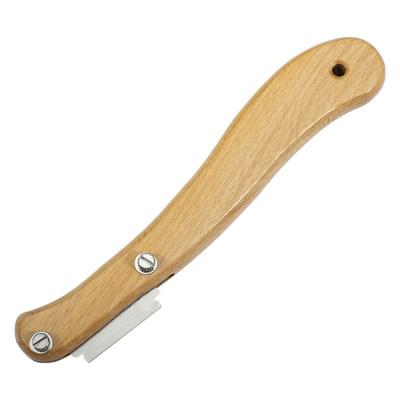 China Sustainable Wooden Stainless Steel Bread Scoring Lame Bread Bread Tool Blade Set With PP Storage Box for sale