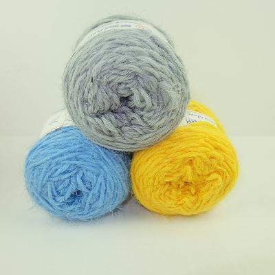 China Hot Sale Fancy Acid Resistant Velvet Hand Knitting Acrylic Blended Yarn Yarn For Sweater for sale