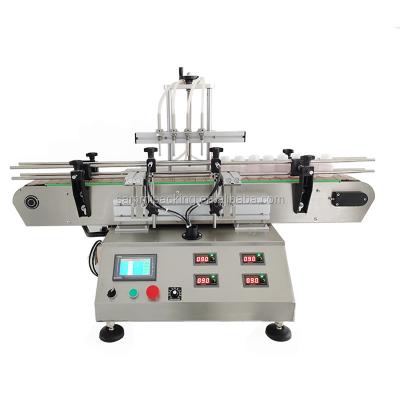 中国 Automatic tabletop small bottles liquid filling capping labeling machine for perfume eyedrop essential oil spray dropper 販売のため