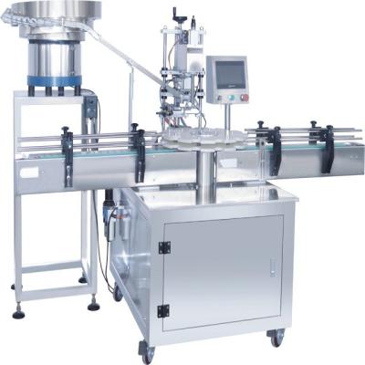 China Spraypomp Automatische fleskappermachine, Plastic Cap Sealing Machine Te koop