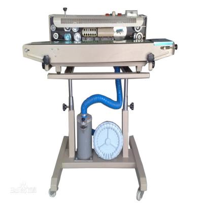 China Gas Flushing Vertical Sealing Machine For Aluminum Bag Plastic Bag for sale