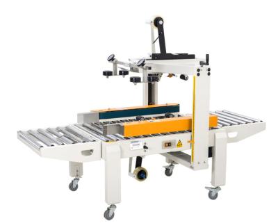 Κίνα 240w Vertical Sealing Machine semi Automatic Case Box Taping Packing Carton Sealing Machine προς πώληση