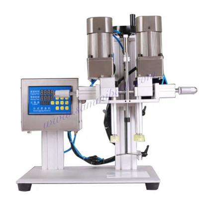 China Máquina de fecho de garrafas semiautomática de mesa para fecho de bocal de pulverização à venda