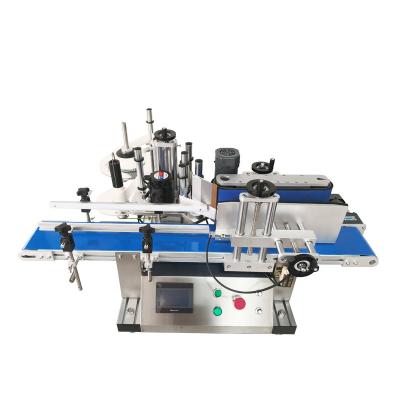 China Bench Top Labeller Pet Jar Water Bottle Double Side Automatic Labeling Stickering Machine en venta