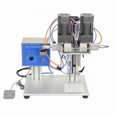 Κίνα Semi Automatic Desktop Twist off Spray Trigger Pump Dropper Plastic Screw Lid Capping Machine Closing Machine προς πώληση