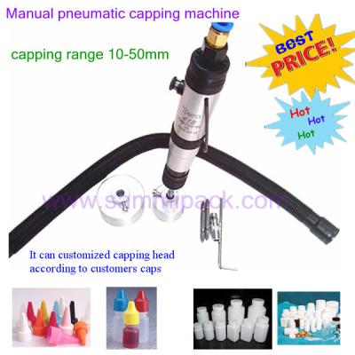 Κίνα Handheld Pneumatic Capping Machine for Screw Caps Suitable for Different Cap Sizes προς πώληση