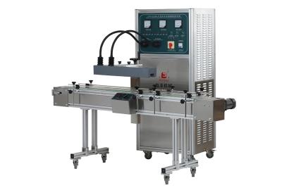 China 50Hz Induction Sealing Machine Electric Continuous Glass Plastic Bottle Aluminum Foil Sealing Machine Te koop