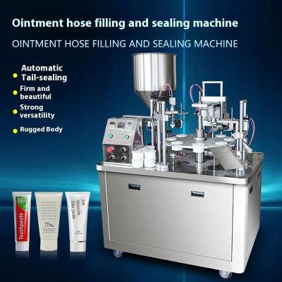 China Ultrasonic Plastic Tube Filling Sealing Machine Cosmetic Cream Filling And Sealing Machine for Plastic Tube zu verkaufen