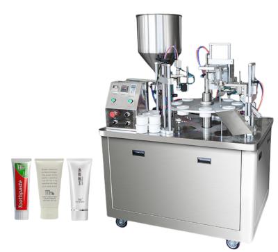 China Ultraschall-Lotion Kosmetische Creme Elektro-Aluminium-Plastik-Soft Tube Halbautomatische Füll- und Dichtmaschine Fabrikpreis zu verkaufen