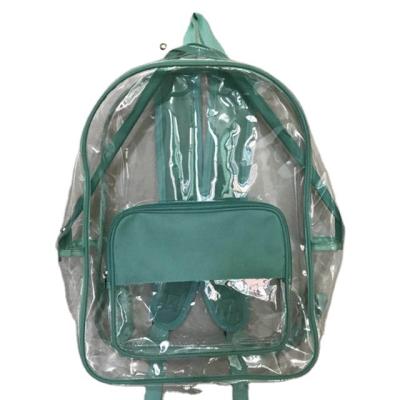 China Custom Transparent Waterproof Children School Backpack for sale