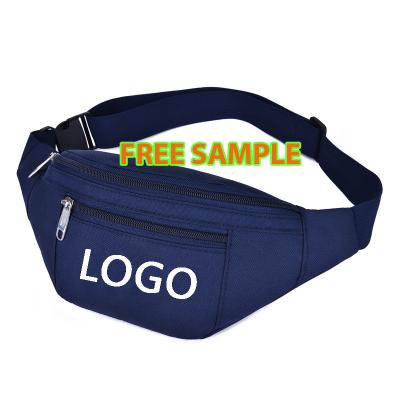 China Wholesale Water Proof Promotion Polyester Sports Running Waterproof Waist Bag Sling Cross - Custom Body Fanny Pack for sale