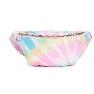 China Wholesale Personalized Fanny Pack High Quality/Durable/Water Proof /Waterproof /Durable /Eco-friendly Tie Dye Bag Girl Canvas Zipper Fanny Pack Nylon Waist Bag for sale