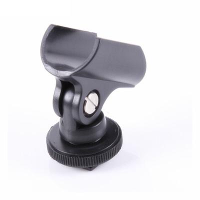 China Hot High Quality SLR Live Conference Stick Interview Mic Shoe Microphone Clip Bracket for sale