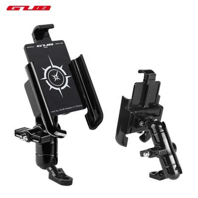 China GUB P50 Mirror Motorcycle Phone Mount Support Rear Style Adjusted Moto Bicycle Stand Mount Moto Scooter Motor Bike Phone Holder for sale