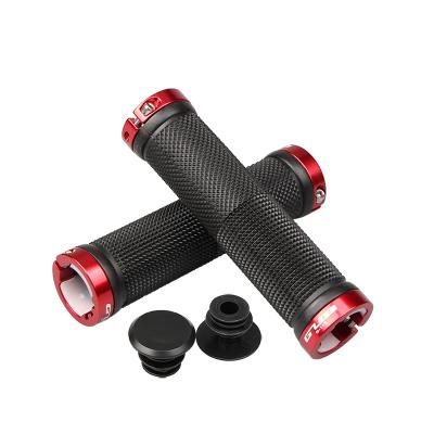 China GUB 113 Lockable Rubber Bike Grips GUB TPR Sleeve Mountain Bicycle Grips MTB Bike Alloy Grips 113 for sale