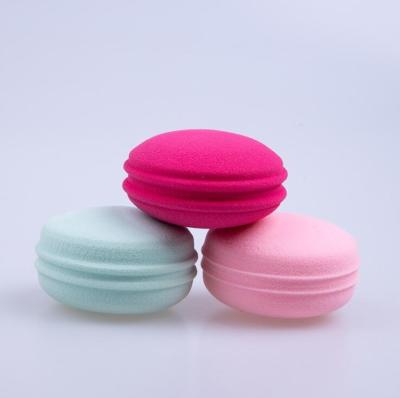 China New Macaron Non-latex Makeup Sponge Wholesale Soft Candy Color Cosmetic Puff for sale