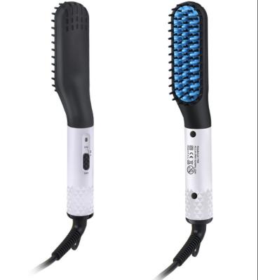 China Wholesale Popular Popular Beard Comb Squeezing Long Hair Styling Beard Brush Hair Straightener Comb for sale