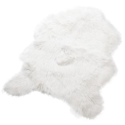 China Anti-skid Synthetic Shaggy Faux Fur Blanket Faux Lamb Chair Cover Imitation Wool Carpet for sale