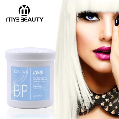 China Private Label Hair Bleach Bleach Organic Color Professional Dust Free White Blue Super Lightener Hair Bleaching Powder for sale