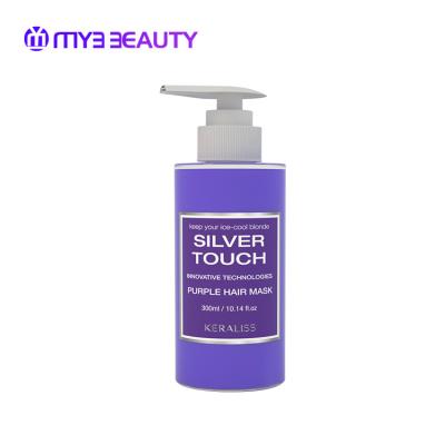 China Best Color-Protecting Private Label Keraliss No Yellow Hair Conditioner Cheeky Purple Silver Mask for sale