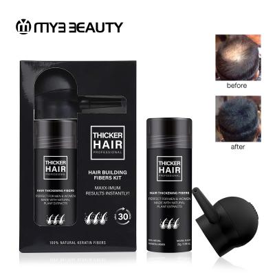 China Hair Loss Prevention Private Label Hair Loss Treatment Building Fibers Spray Powder Growth Hair Fiber for sale