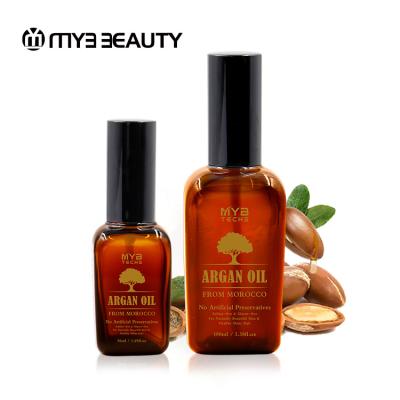 China Make Hair Smooth Wholesale Hair Serum Pure Moroccan Argan Hair Oil Repairing Treatment for sale