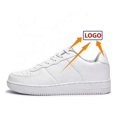 China Cushioning Factory Wholesale Sneakers Leather Original Manufacturer Design Men Custom Black White Fashion Airforce1 Sneakers Casual Shoes for sale