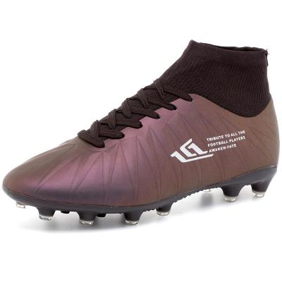 China Fashion\Comfortable\Durable Soccer Boots Factory Wholesale High Quality Soccer Cleats Shoes Soccer Boots Leather High Top Sepatu Bola Soccer Socks for sale