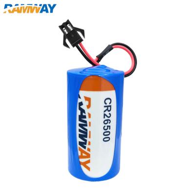 China Medical Devices IOT Meters RAMWAY CR26500 3V C Size 6000mAh Non-Rechargeable Lithium Batteries For Medical Devices IOT Meters for sale