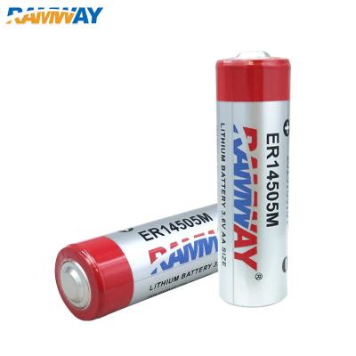 China Toys Customized 3.6v AA ER14505M Li /SOCl2 Non-Rechargeable Lithium Battery With Connectors for sale