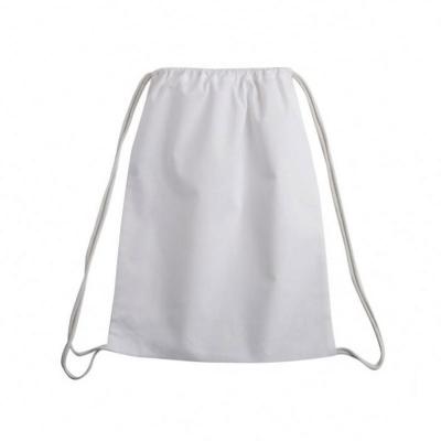 China Custom Eco Reusable Cotton Canvas Drawstring Bag Cotton Reusable Bag For Gift Packaging Bag for sale