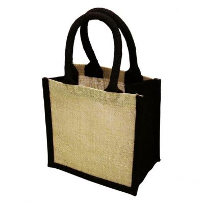 China Eco Durable Reusable Personalized Burlap Wine Shopping Jute Bag Your Logo Custom Printing Accept for sale