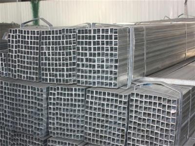 China ST52 ASTM A53 Square Galvanized Steel Pipes Small Diameter For Glass Curtain Wall for sale