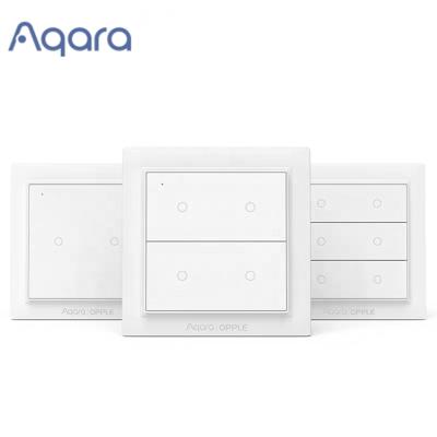 China Homekit residential opple swithc 2 bands 4 bands 6gangs 6gangs wireless smart controlled zigbee 3.0 for homekit/Siri/Mihome App for sale