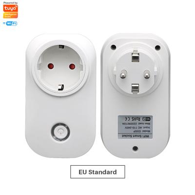 China Smart Home Life Wifi Tuya AC Outlet Smart Standard Smart Plug Socket UK/EU/US/AU/French/JP/IN Remote Wireless Wifi Smart Plug for sale