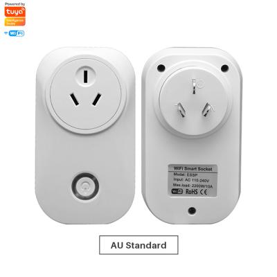 China Smart Mini Socket UK/EU/US/AU/JP/IN Tuya WiFi Remote Control Smart Home Socket APP WiFi E-starri Standard Smart Socket for sale