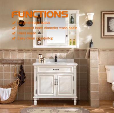 China High Quality Environmentally Friendly Makeup Vanity Sets Cheap Bathroom Vanity Sets Bathroom Storage Vanity Cabinet Set for sale