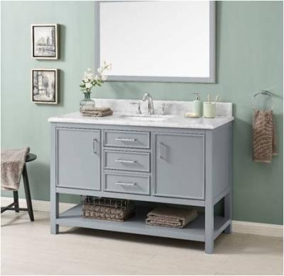 China Modern Bathroom Vanity Cabinets Handmade Bathroom Vanity Top Cabinet for sale