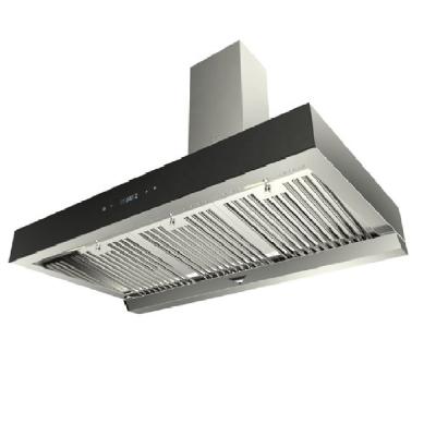 China Household Asian Hot Sales Baffle Filters Big Oil Cup Kitchen Range Hood 1200m3/h Cooker Hood For Cooking for sale