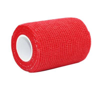 China Pet/Horse/Dog/High Quality Medical/Sports No Smell Cohesive Blue Self Adhesive Bandage Wrap Black for sale