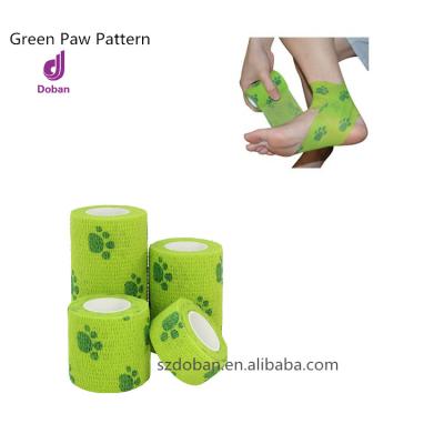 China Vet Pet Cohesive Bandage No Chew Plain Spandex Bandage Vet Bandage for sale