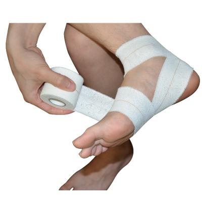 China high quality white color 100%cotton strong elastic adhesive bandage for sale