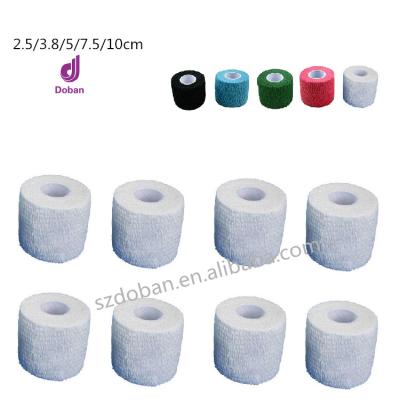 China 95% Cotton+5% Spandex Colors Tear Lite EAB Bandage Tape Elastic Adhesive Bandages for sale