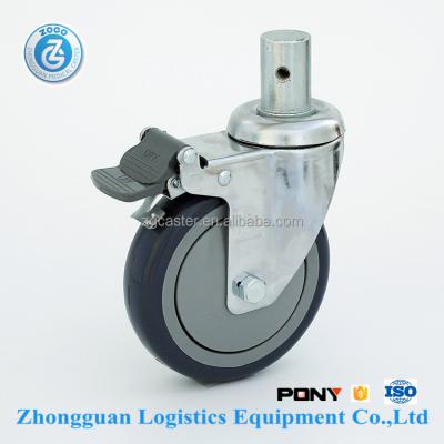 China Zogo Medical 8785-813G-4 125mm 5 Inch Design Useful Design Stretcher Hospital Trolley Caster Wheel Medical Factory for sale