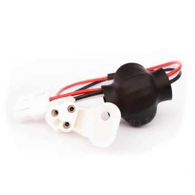 China Electronic Waterproof Power Cable Connectors 4-Pin CviLux Power Connector Cable Assembly With Ferrite Core for sale