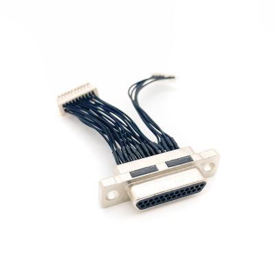 China D-Sub Electronic Splitter Extension 25 Pin Male To Hirose 20 Pin Connector + Molex 8 Pin PicoBlade for sale