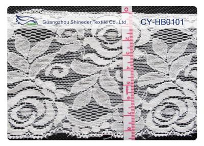 Cina Pizzo di nylon del nuovo cotone di progettazione, nylon + larghezza CY-HB0101 del cotone 10cm in vendita