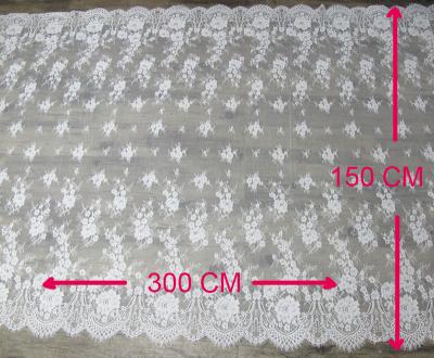 Chine équilibre de dentelle de cil de 300 * de 150 cm pour le rideau en fenêtre, nappe CY-HB0456 à vendre